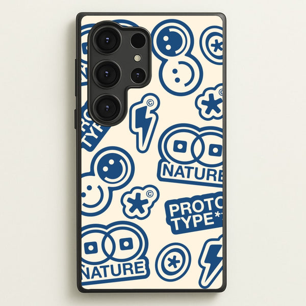 Base Camp Blue Phone Case - Galaxy S25 Ultra / Standard