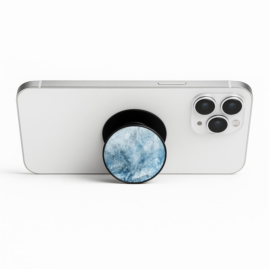 Sea Blue Marble Phone Stand