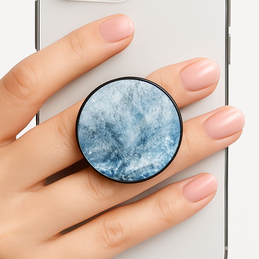 Sea Blue Marble Phone Grip