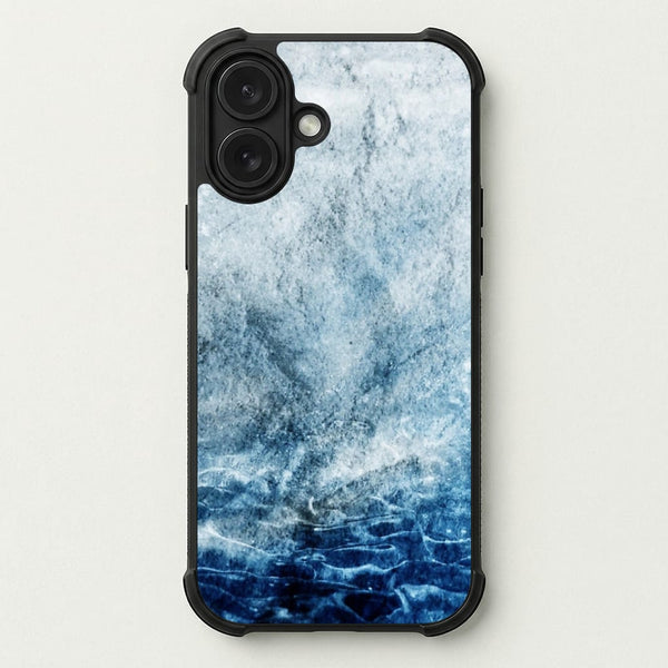 Sea Blue Marble Phone Case — Bumper case