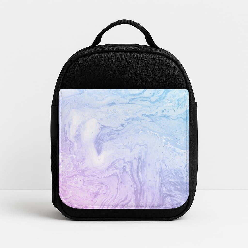 Purple Marble Insulated Lunchbox