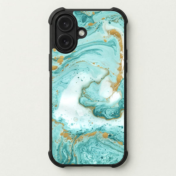 Green Marble Phone Case — Bumper case