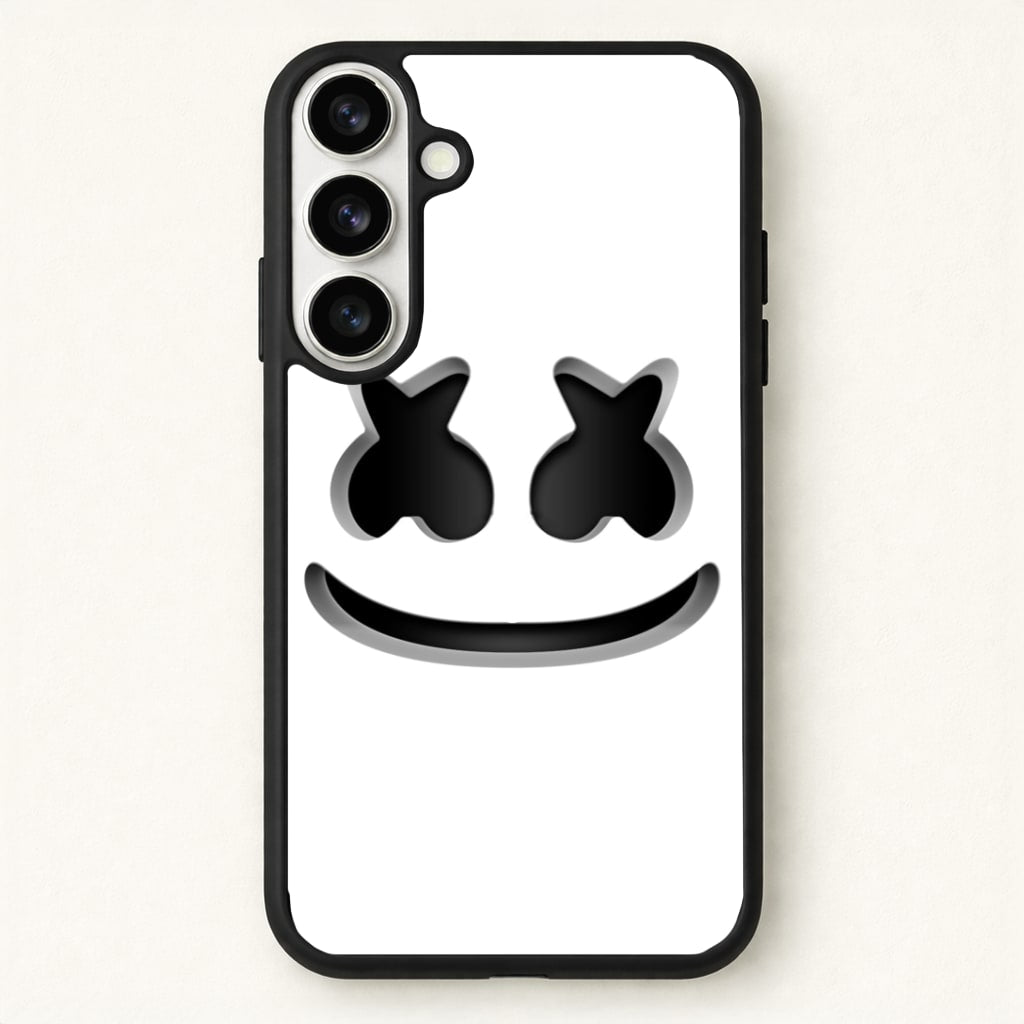 White Helmet DJ Helmet Phone Case for Galaxy S26