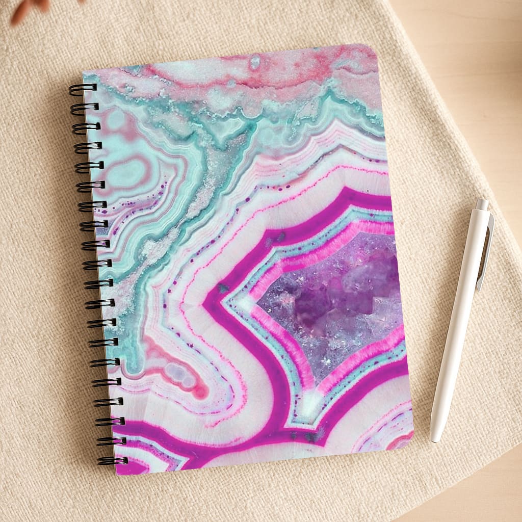 Purple Geode Pattern Notepad