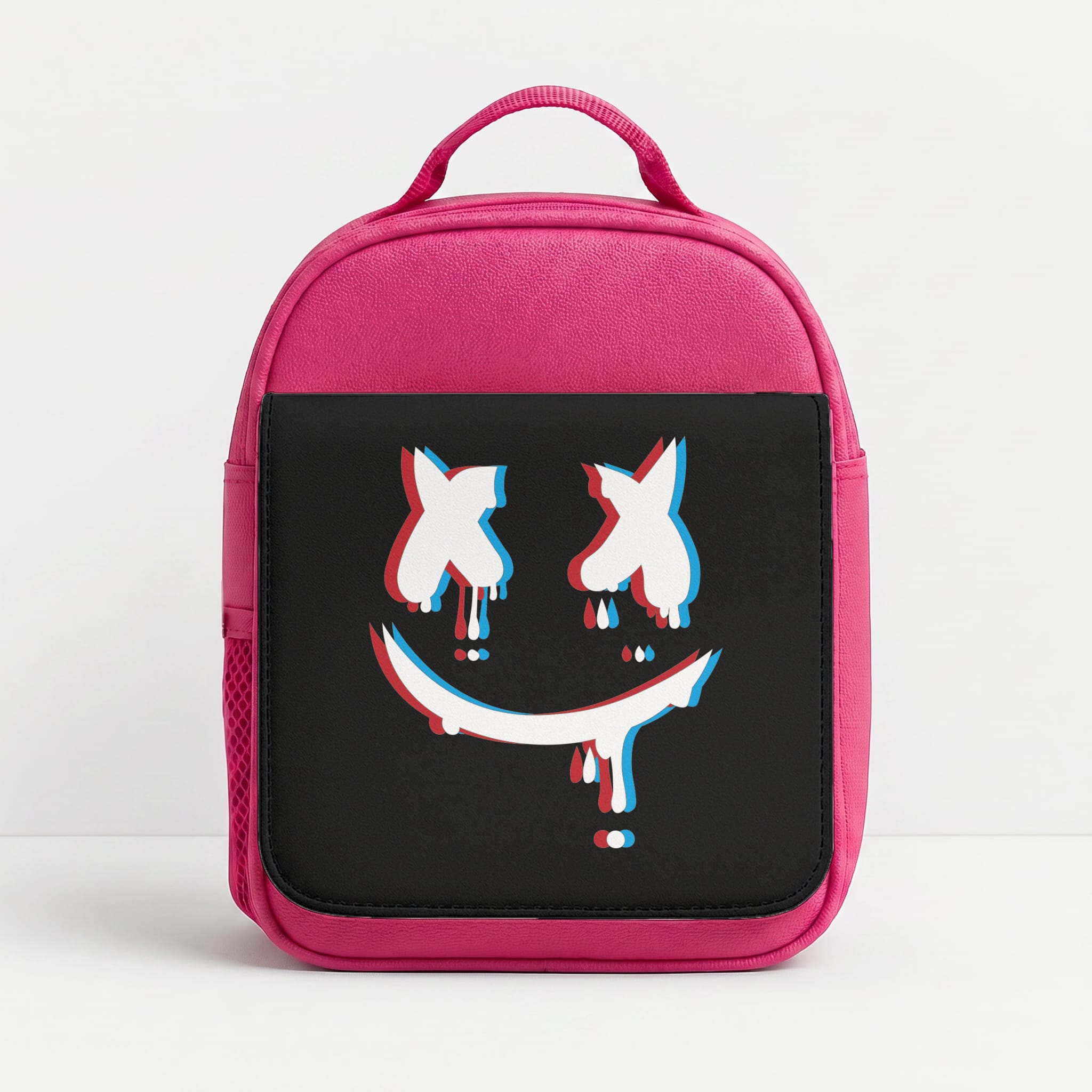 Blue Blur - White Helmet DJ Lunchbox - Pink