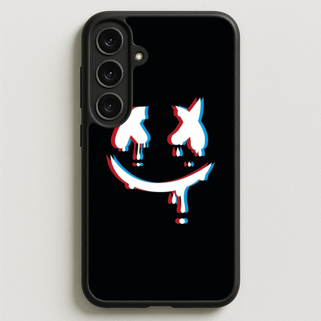 Blue Blur - White Helmet DJ Phone Case for Galaxy S25FE