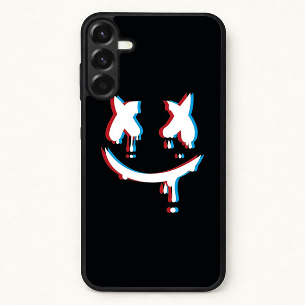 Blue Blur - White Helmet DJ Phone Case for Galaxy A17