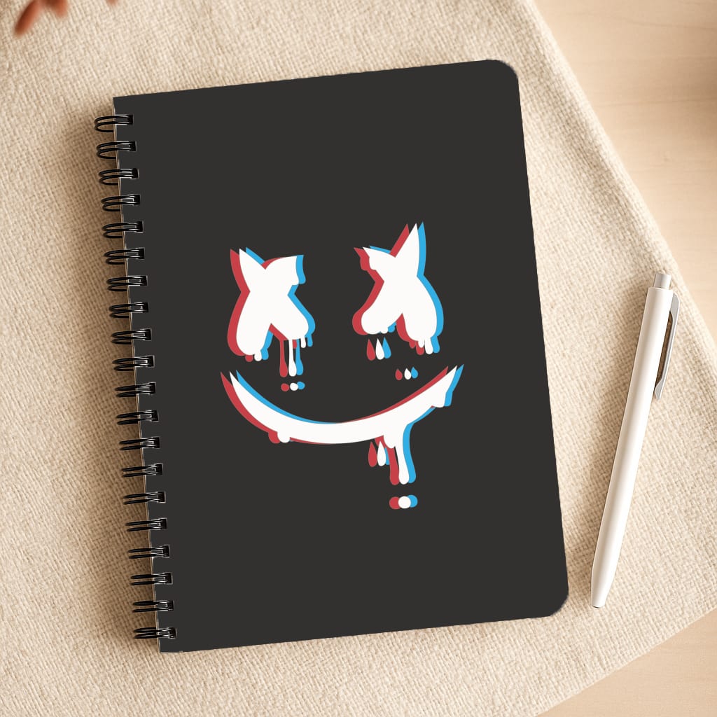 Blue Blur - White Helmet DJ Notepad