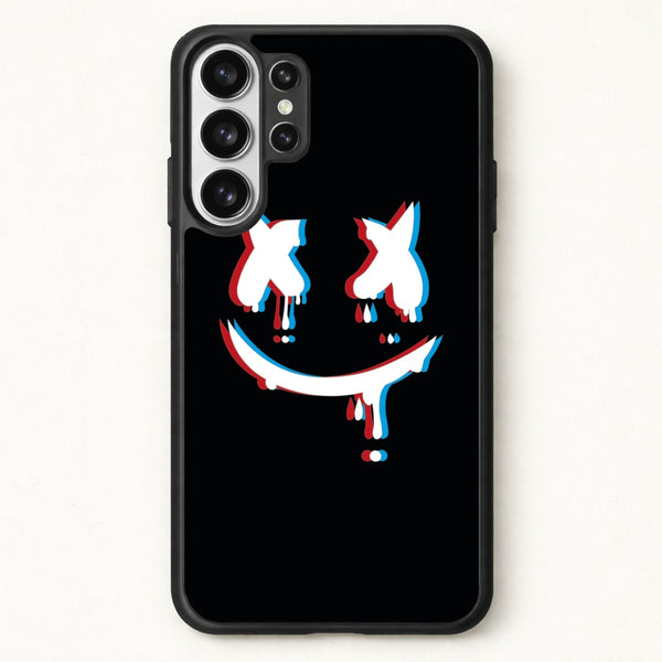 Blue Blur - White Helmet DJ Phone Case for Galaxy S26 Ultra