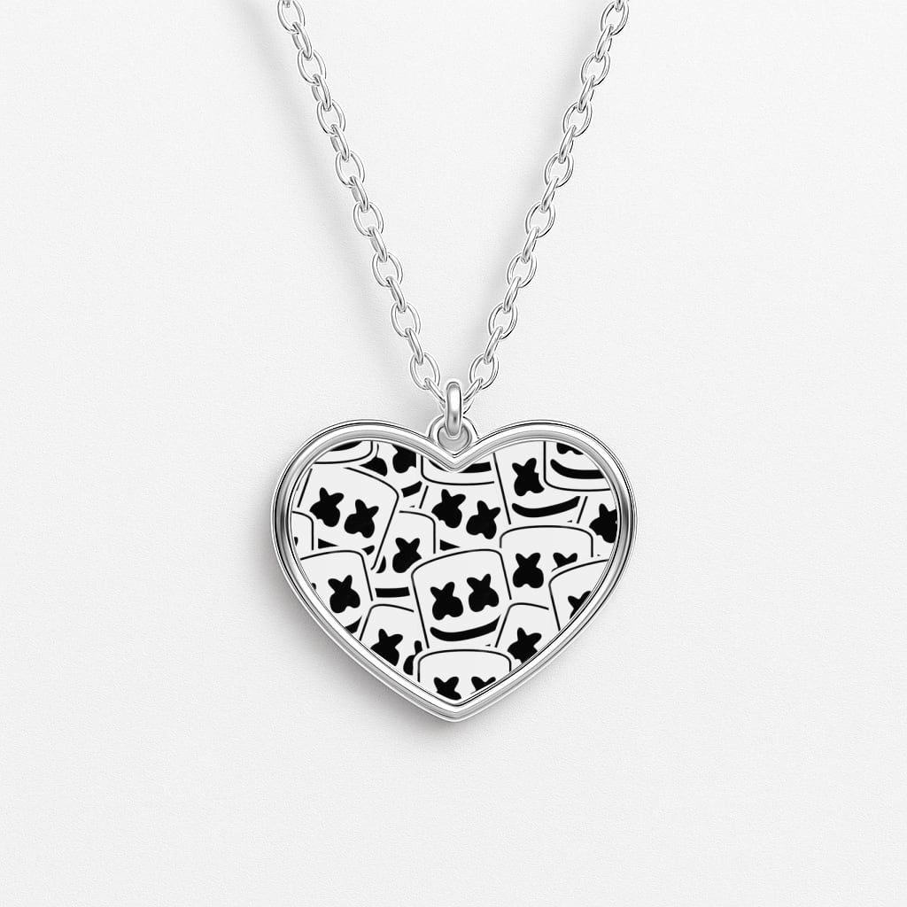 Collage - White Helmet DJ Necklace