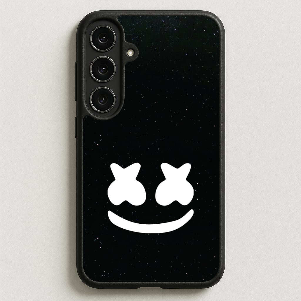 Black And White Helmet In Space Phone Case for Galaxy S25FE