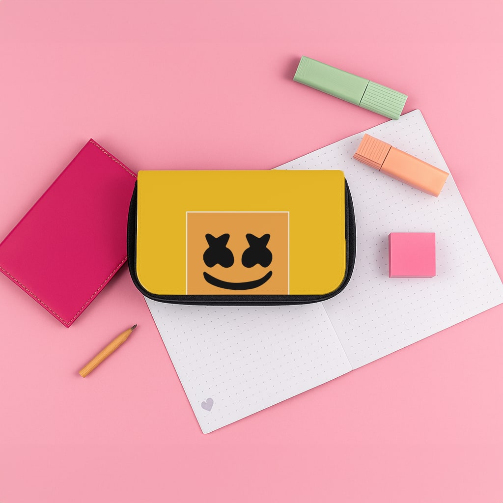 Helmet DJ Album Cover Pencil Case
