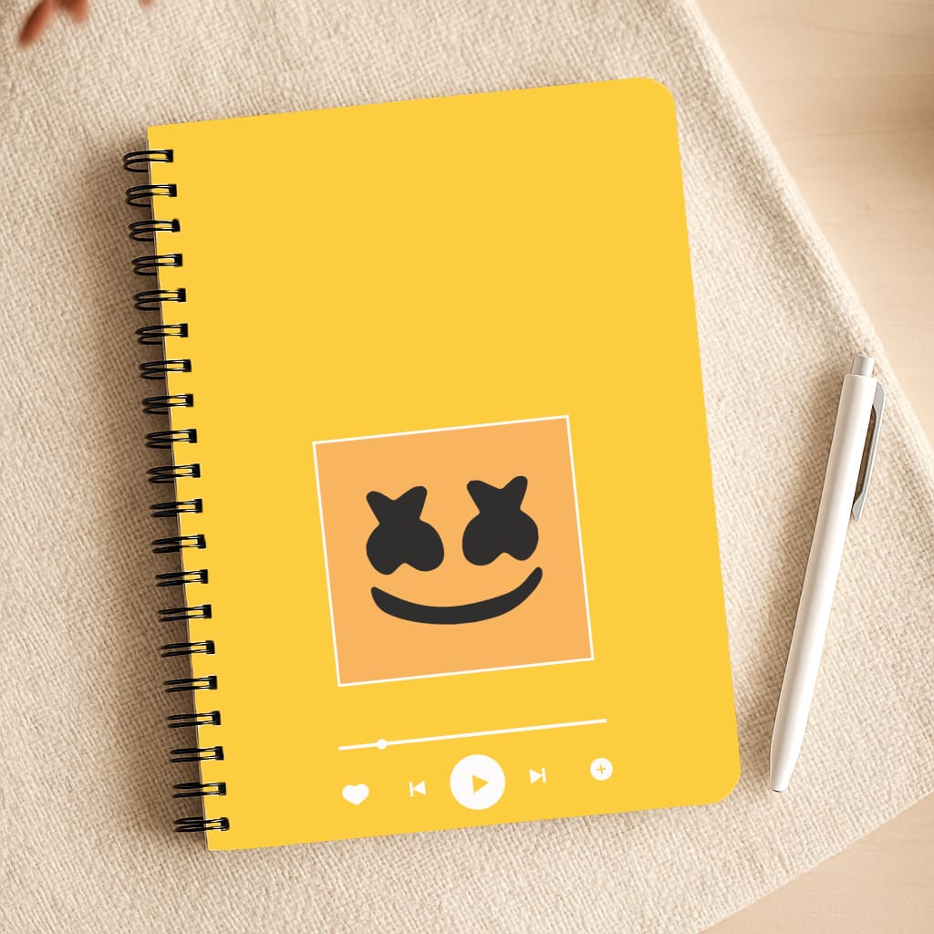Helmet DJ Album Cover Notepad