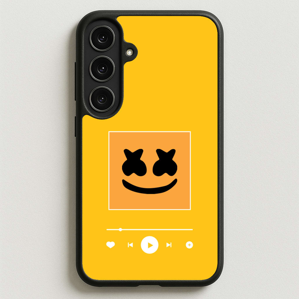 Helmet DJ Album Cover Phone Case for Galaxy S25FE