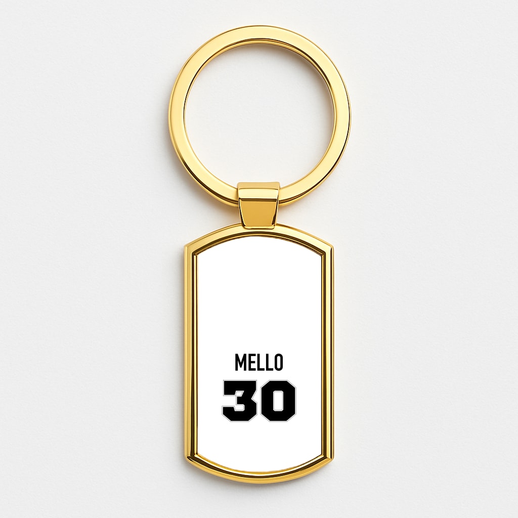 Mello 30  Gold Keyring