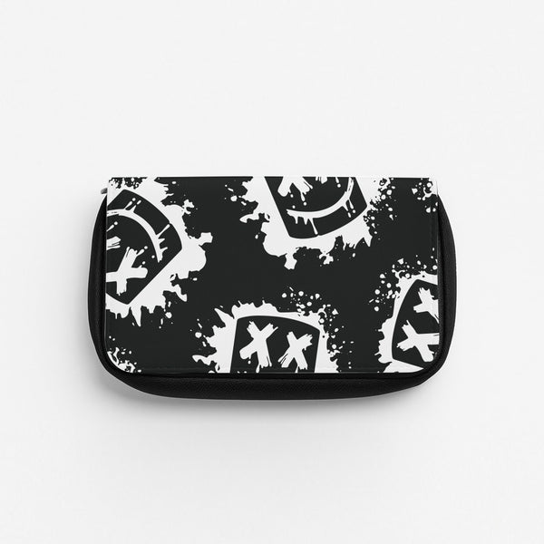 Black And White Helmet DJ Pattern Pencil Case