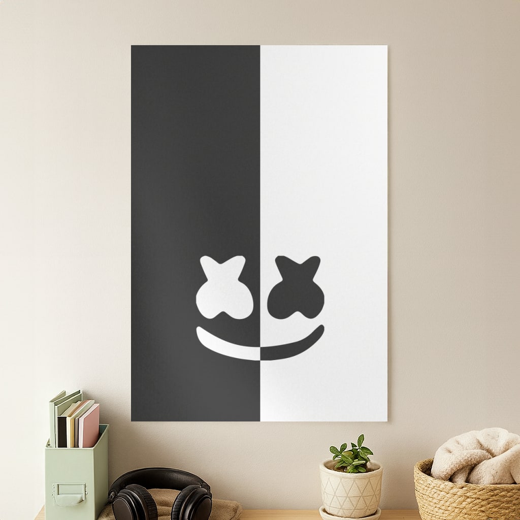 Dual Sides Helmet DJ  Poster