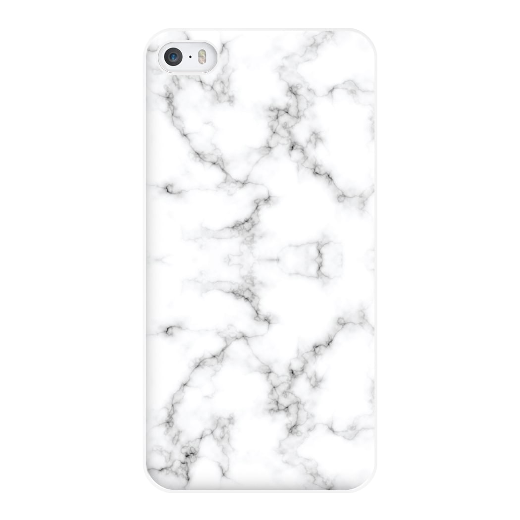White Marbled Phone Case for iPhone 5 / 5s / SE 2016