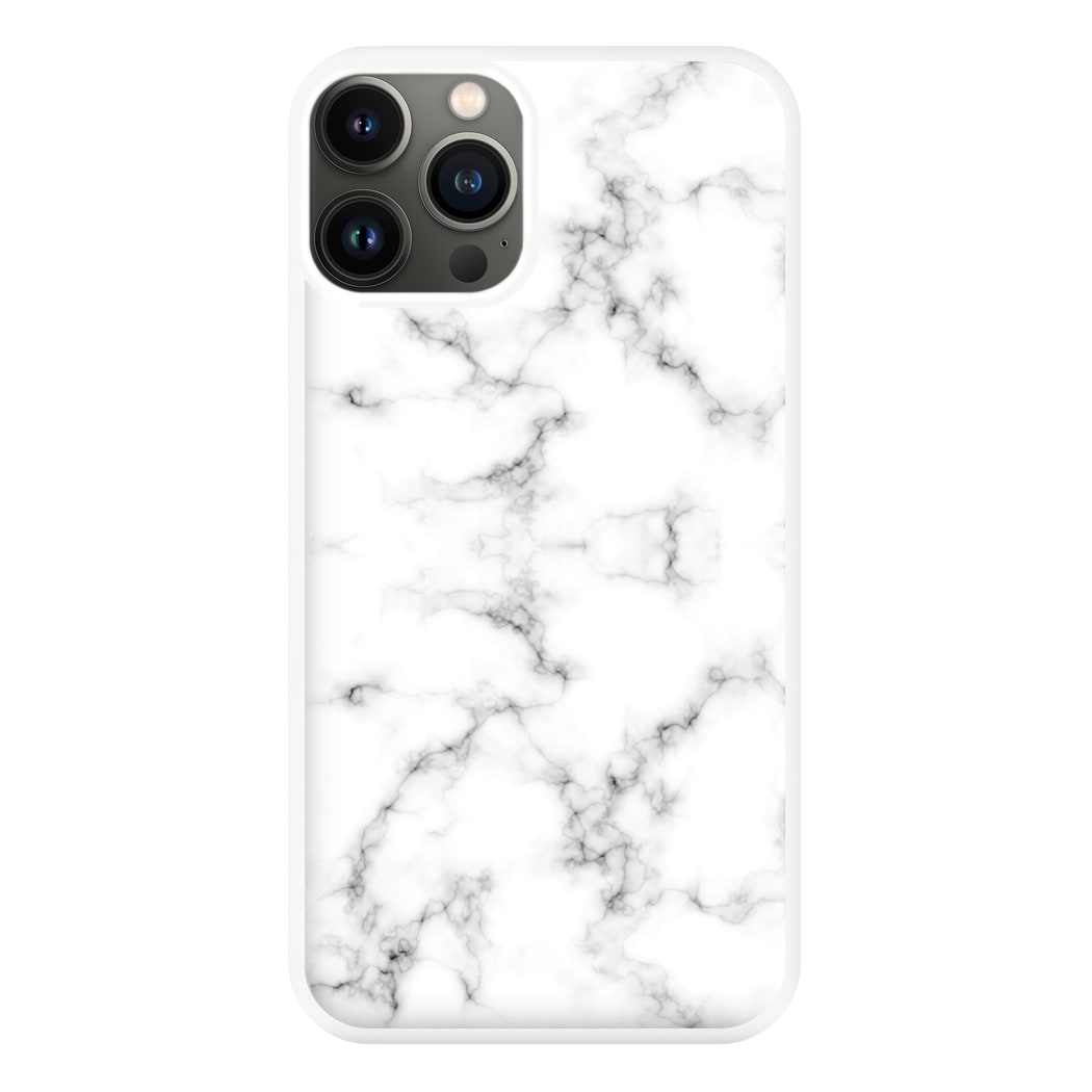 White Marbled Phone Case for iPhone 11 Pro Max