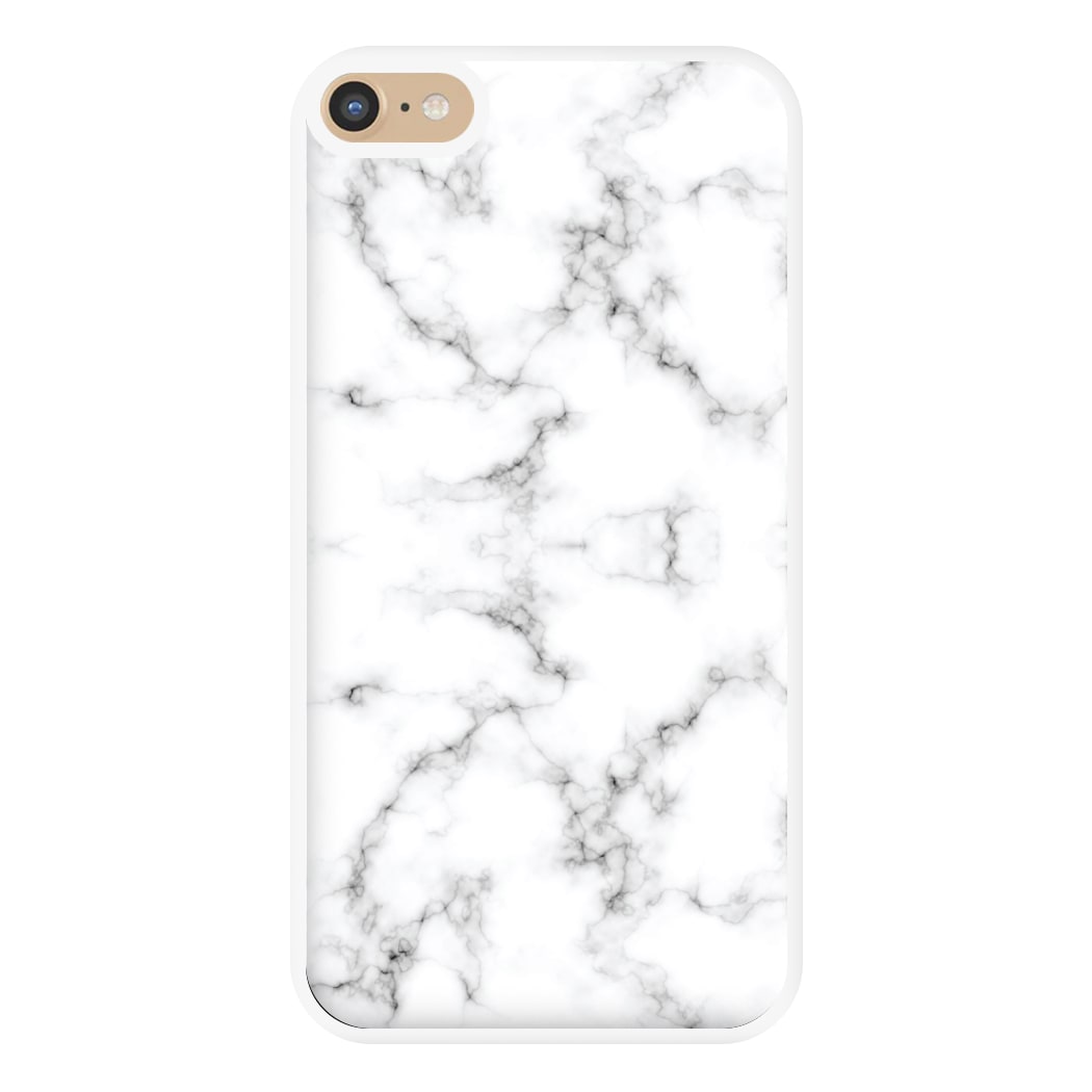 White Marbled Phone Case for iPhone 6 Plus / 7 Plus / 8 Plus