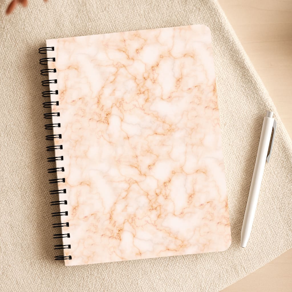 Rose Gold Marble Notepad