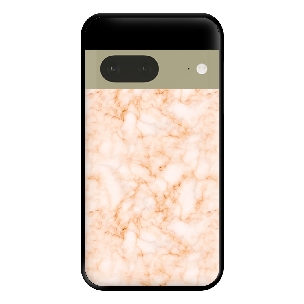 Rose Gold Marble Phone Case for Google Pixel 7a