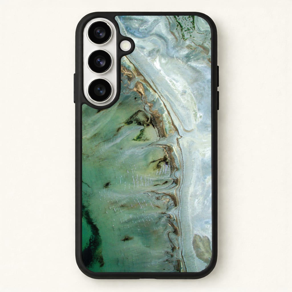 Emerald Marble Phone Case for Galaxy S26