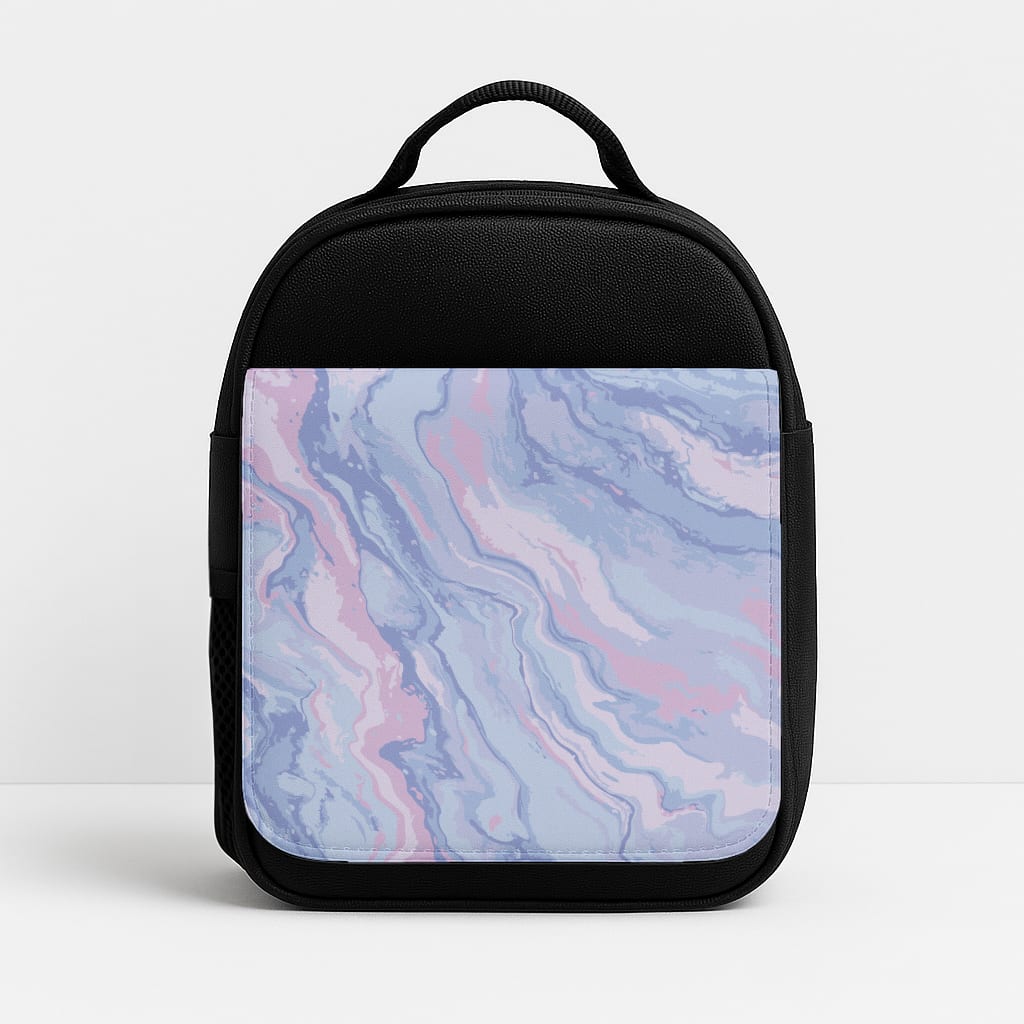 Purple Cloudy Marble Insulated Lunchbox