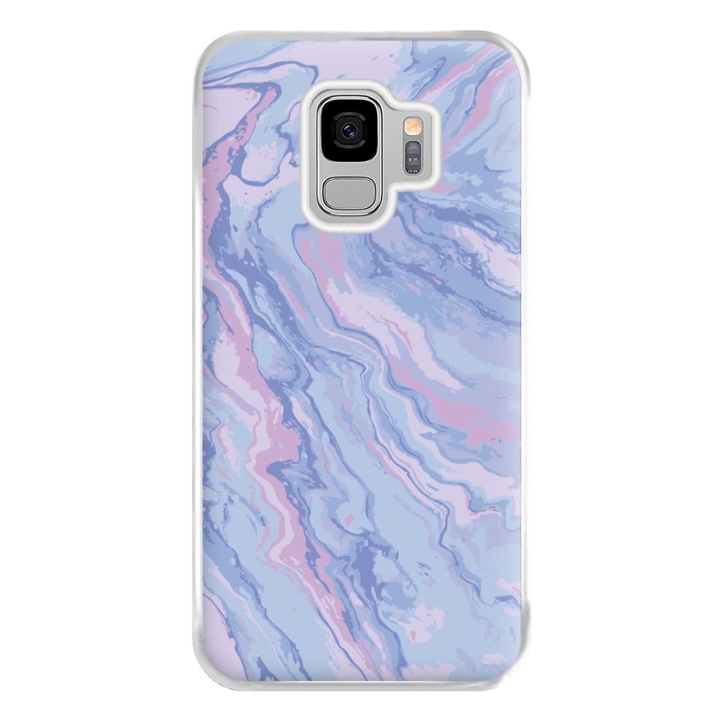 Purple Cloudy Marble Phone Case for Galaxy S9 Plus