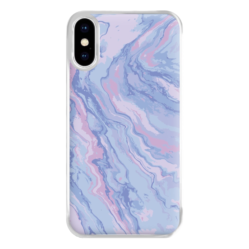 Purple Cloudy Marble Phone Case for iPhone XS Max