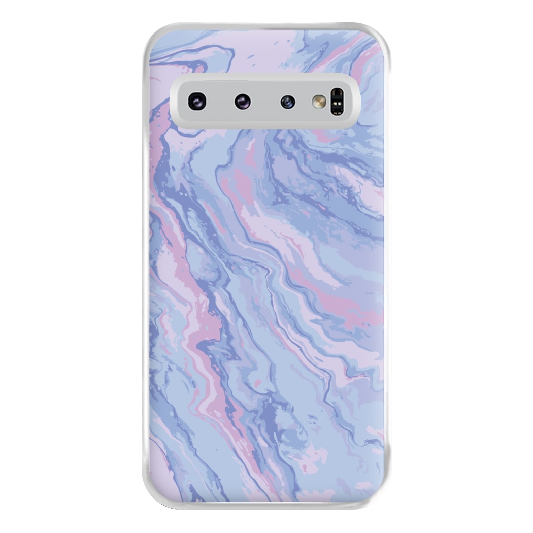 Purple Cloudy Marble Phone Case for Galaxy S10 Plus