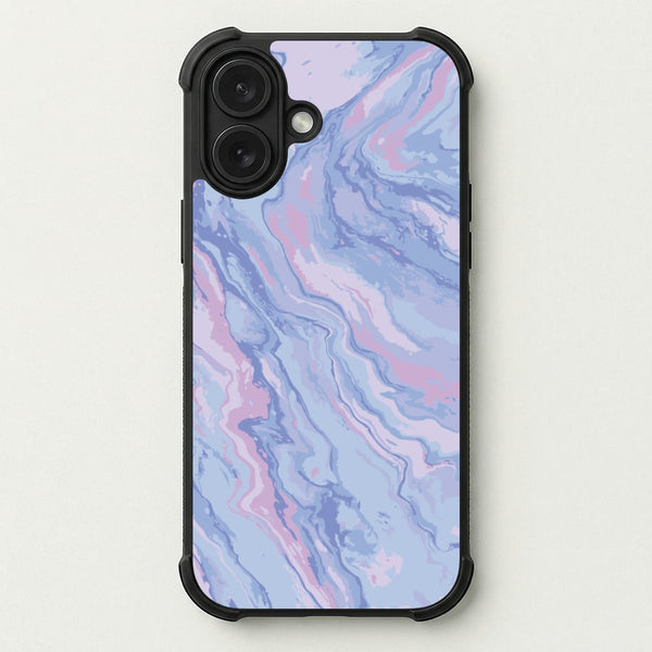 Purple Cloudy Marble Phone Case — Bumper case