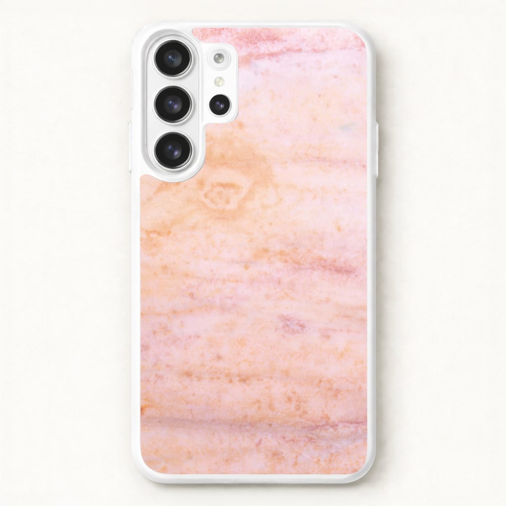 Ombre Rose Gold Marble Phone Case for Galaxy S26 Ultra