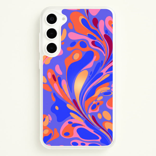 Bright Marble Swirl Phone Case - Galaxy S23 / Standard