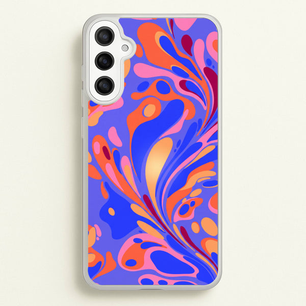 Bright Marble Swirl Phone Case - Galaxy A34 / Standard