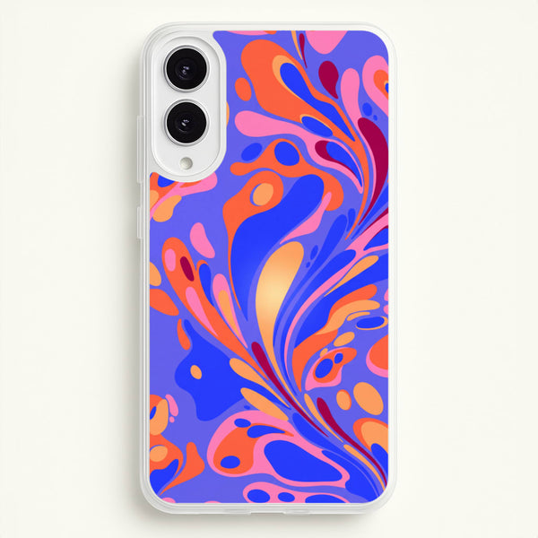 Bright Marble Swirl Phone Case - Galaxy S25 Edge / Standard