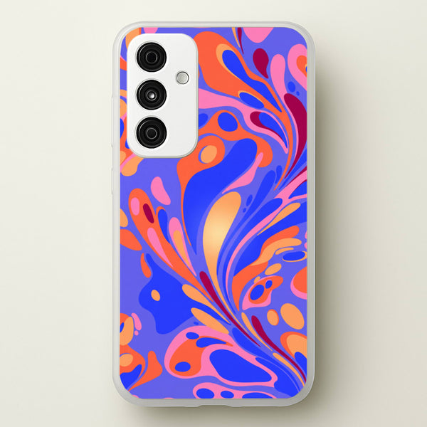 Bright Marble Swirl Phone Case - Galaxy A55 / Standard
