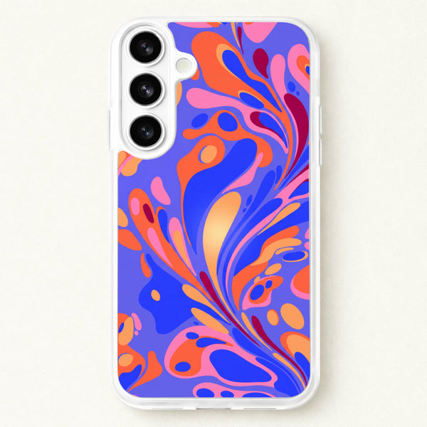 Bright Marble Swirl Phone Case - Galaxy S26 / Standard