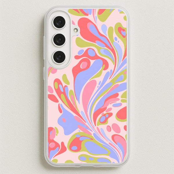 Pastel Marble Swirl Phone Case - Galaxy S25FE / Standard