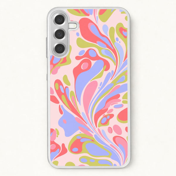 Pastel Marble Swirl Phone Case - Galaxy A37 / Standard