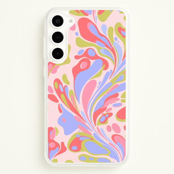 Pastel Marble Swirl Phone Case - Galaxy S23 / Standard