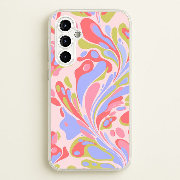 Pastel Marble Swirl Phone Case - Galaxy A54 / Standard