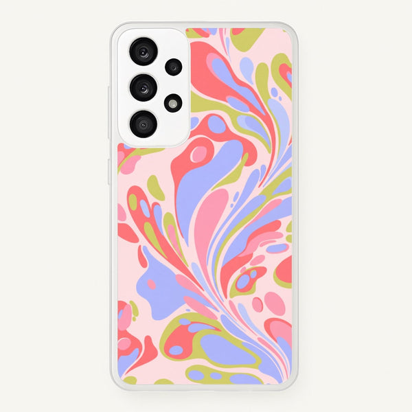 Pastel Marble Swirl Phone Case - Galaxy A53 / Standard