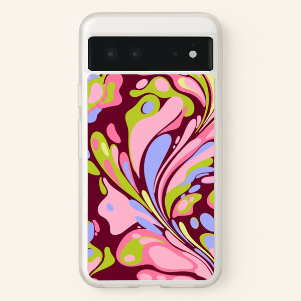 Multicolour Marble Swirl Phone Case - Google Pixel 6 / Standard