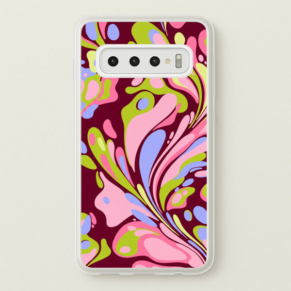 Multicolour Marble Swirl Phone Case - Galaxy S10 / Standard