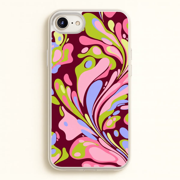 Multicolour Marble Swirl Phone Case - iPhone 6 Plus / 7 Plus / 8 Plus / Standard