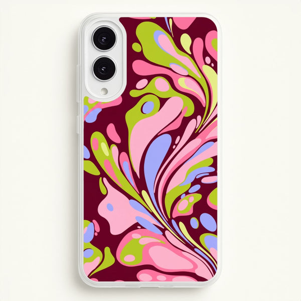 Multicolour Marble Swirl Phone Case - Galaxy S25 Edge / Standard