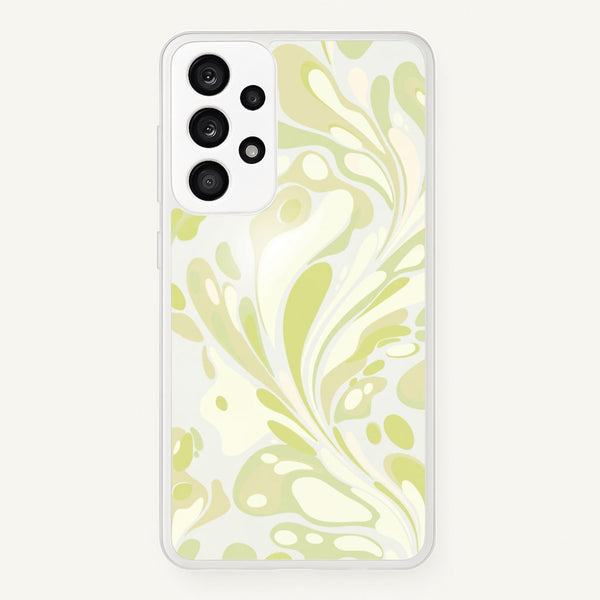 Pistachio Marble Swirl Phone Case - Galaxy A33 / Standard