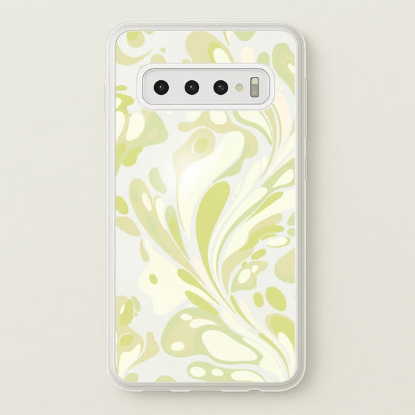 Pistachio Marble Swirl Phone Case - Galaxy S10 / Standard