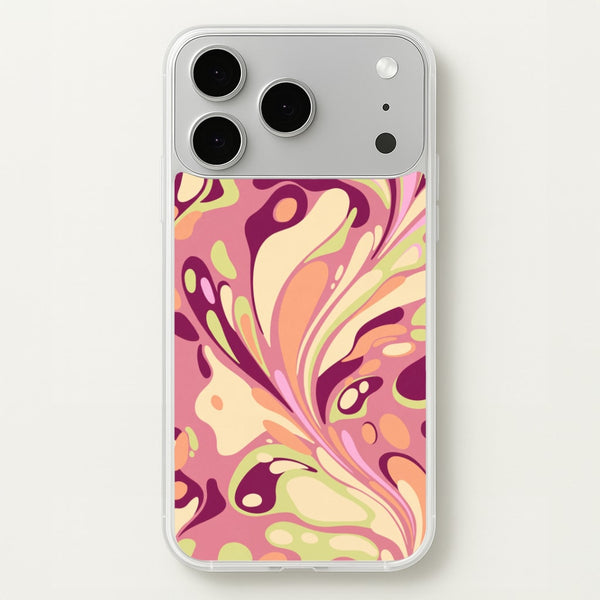 Rose Marble Swirl Phone Case - iPhone 17 Pro Max / Standard